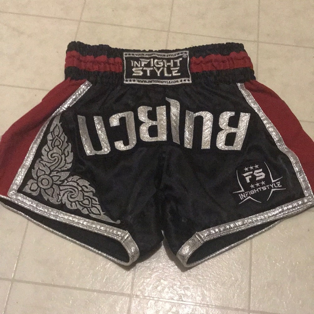 Used InFightStyle Muay Thai Shorts Sz M